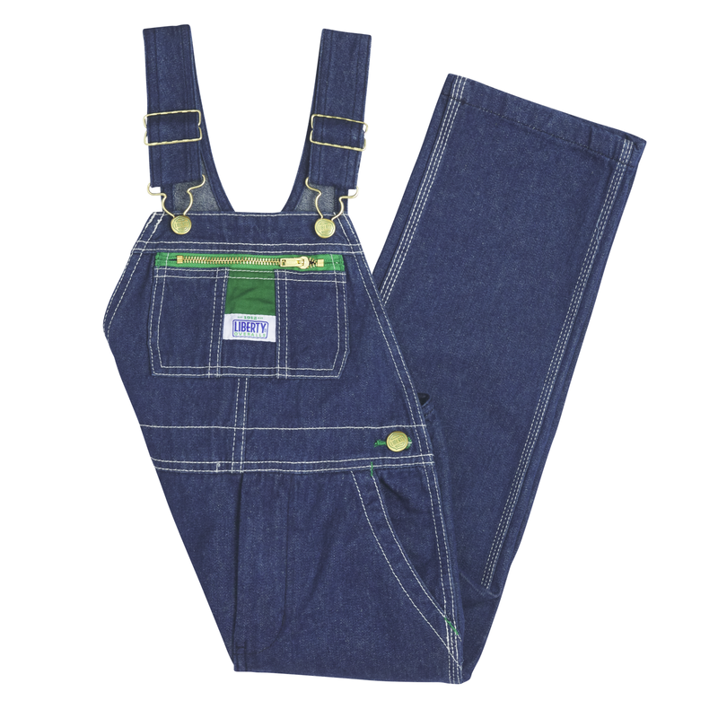 Liberty® Preschool Denim Bib Overall image number 0