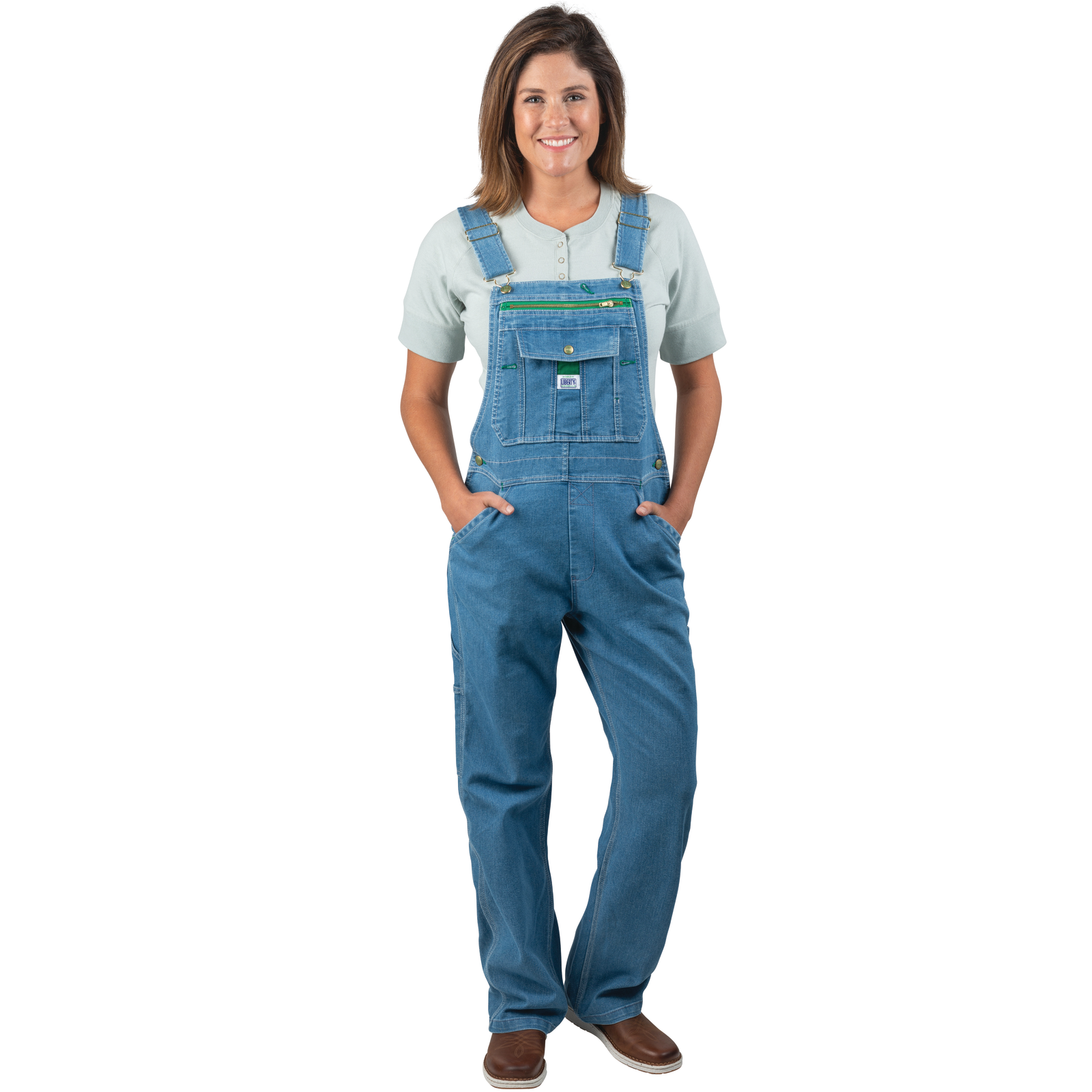 Liberty® Women's Denim Bib Overalls